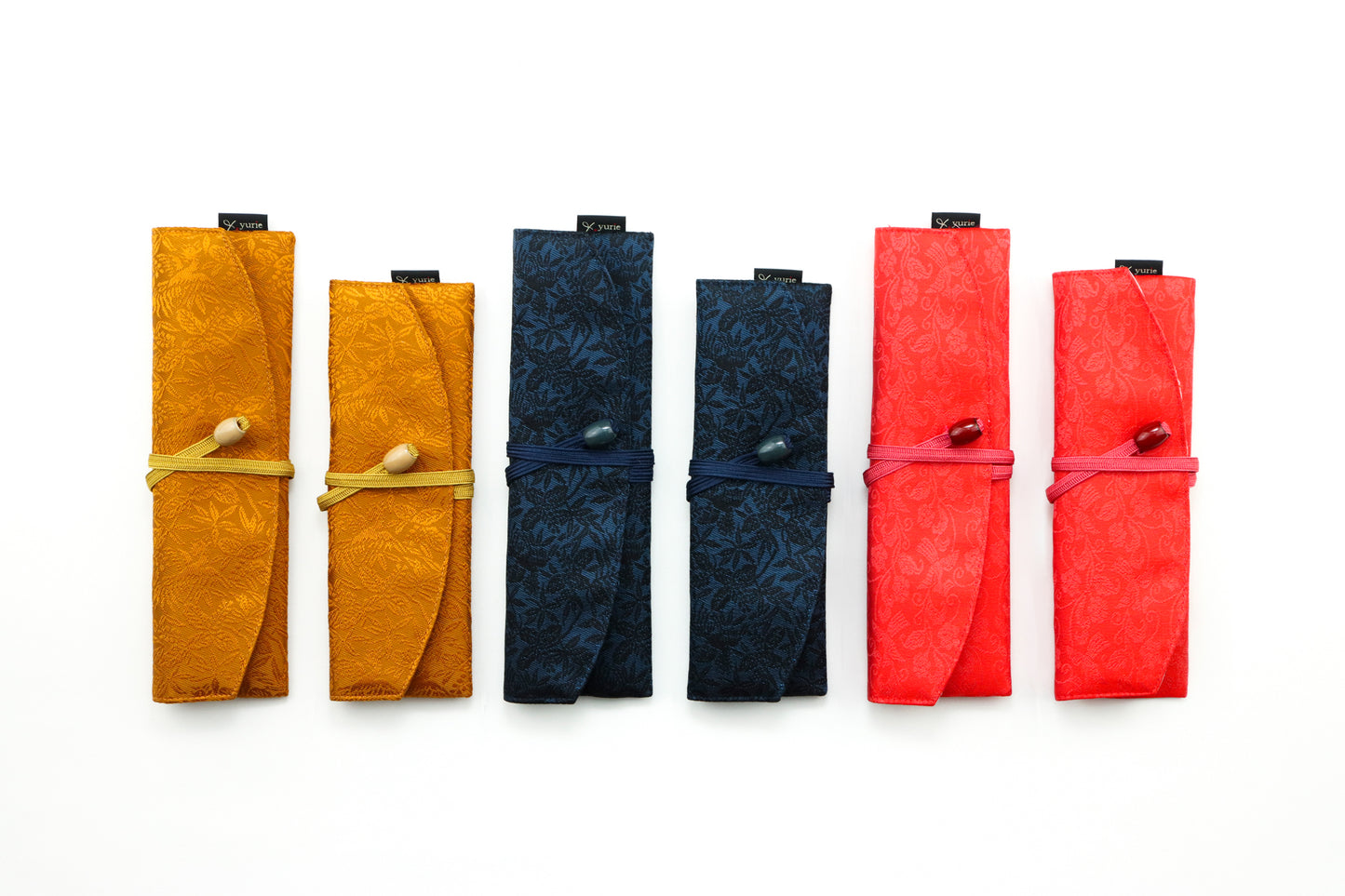 MAROW x yurie ペンケース〈紺青〉~桐竹鳳凰~