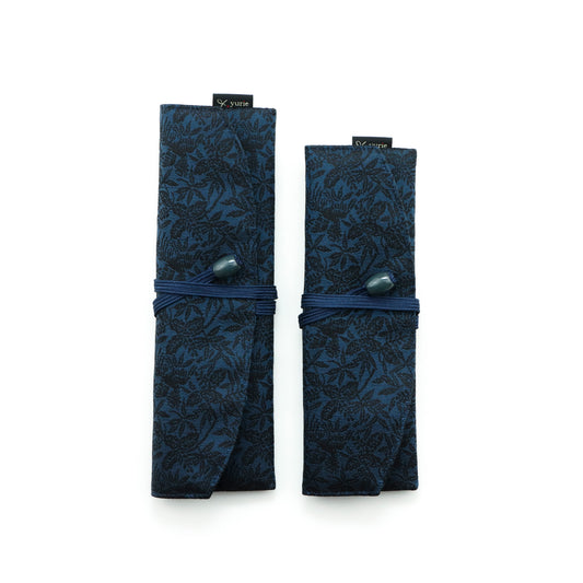 MAROW x yurie ペンケース〈紺青〉~桐竹鳳凰~