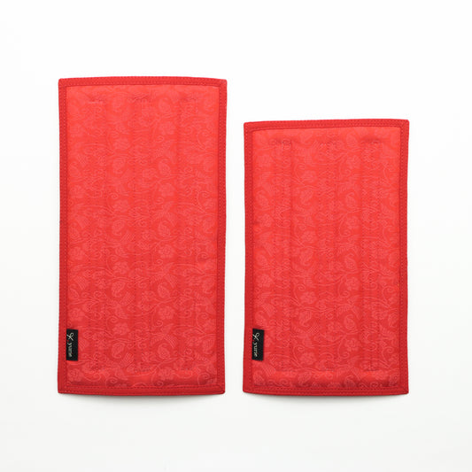 MAROW x yurie ペンレスト〈朱赤〉~唐花尾長鳥~