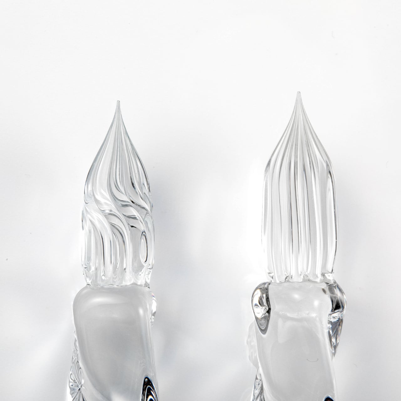 江戸切子ガラスペン｜ 八角籠目 半ひねり-HINERI Half-